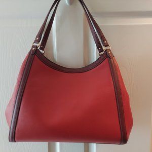Coach Two-Tone Shoulder Bag